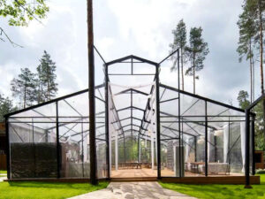 15*25m Modern Greenhouse Pvc Roof Ysgh 161